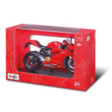 Maisto SE Ducati 1199 Panigale Motorradmodell auf Sockel 1:12