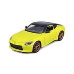 Modellauto Nissan Z gelb von 2023 im Maßstab 1:24