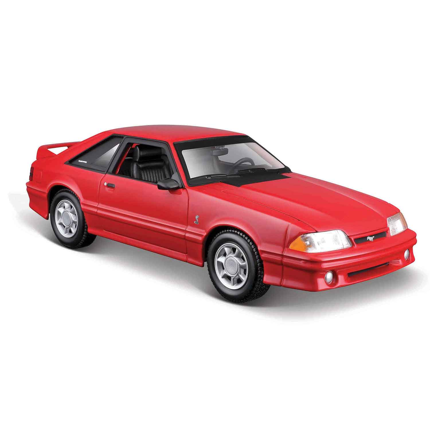 Modellauto Ford Mustang SVT Cobra rot von 1993 im Maßstab 1:24