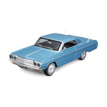 Modellauto Chevrolet Impala blau von 1964 im Maßstab 1:24