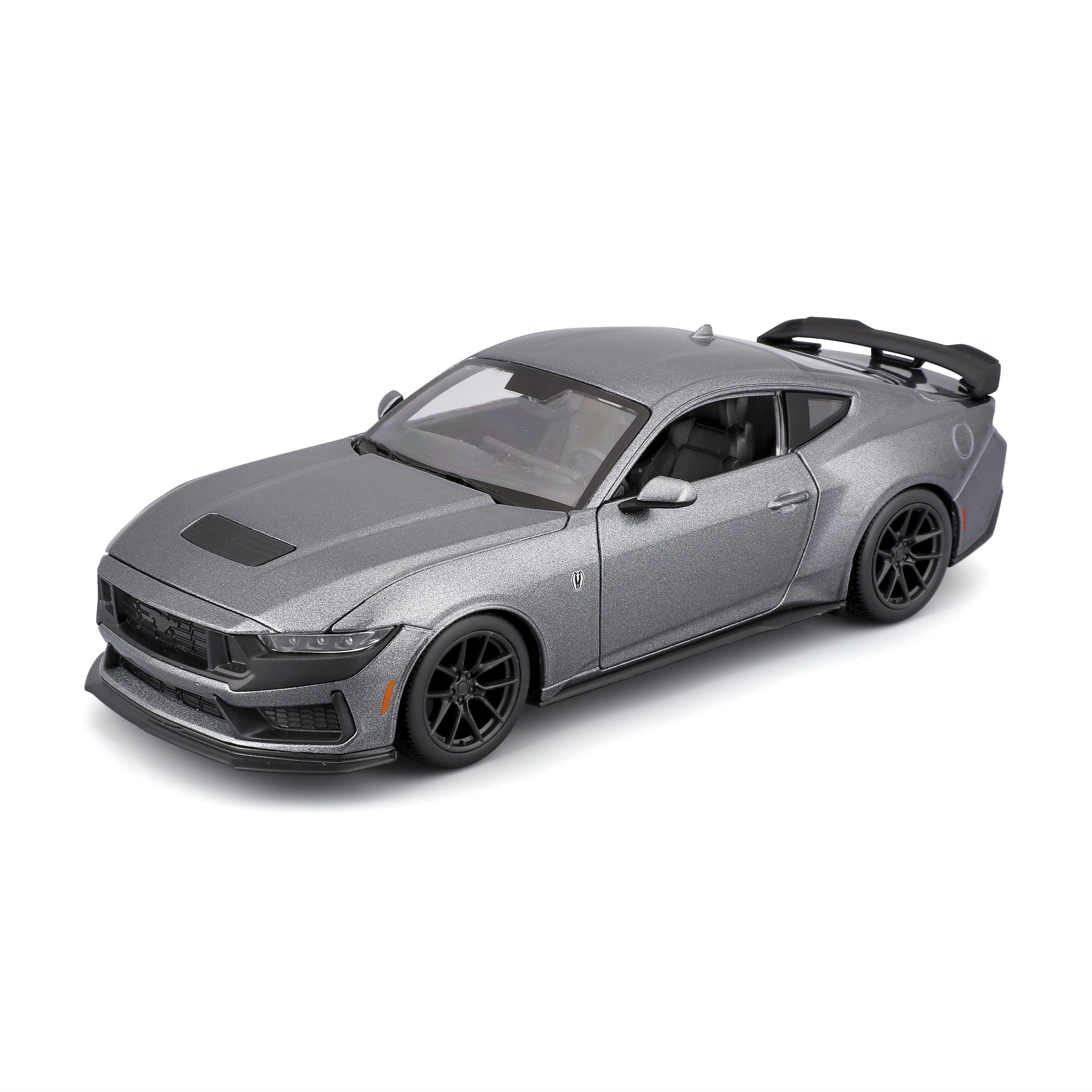 Modellauto Ford Mustang Darkhorse ´24 grau im Maßstab 1:24