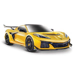 Modellauto Corvette ZR 1 Coupé gelb im Maßstab 1:24