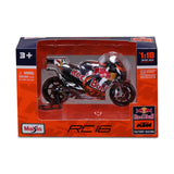 Maisto KTM RC16 Red Bull "Team Factory Racing" ´23 Motorradmodell 1:18