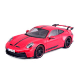 Modellauto Porsche 911 GT3 rot von 2023 im Maßstab 1:18