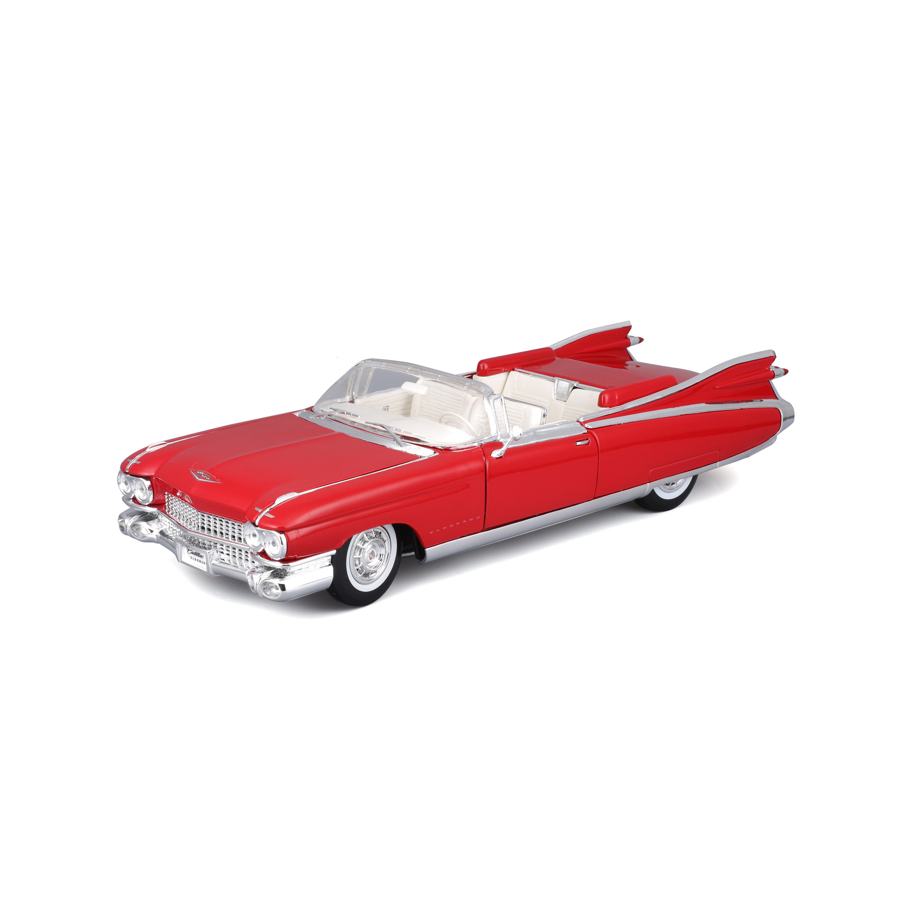 Modellauto Cadillac Eldorado Biarritz, Cabrio ´59 rot im Maßstab 1:18