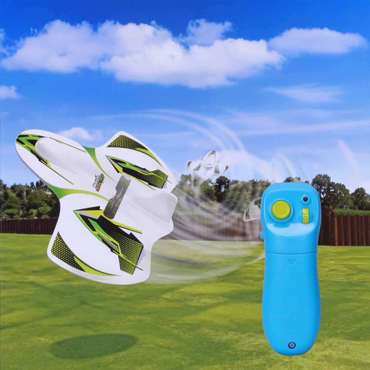 Ferngesteuertes Fahrzeug RC Cyklone Stunt Plane 18cm 2,4 GHz RTR weiß