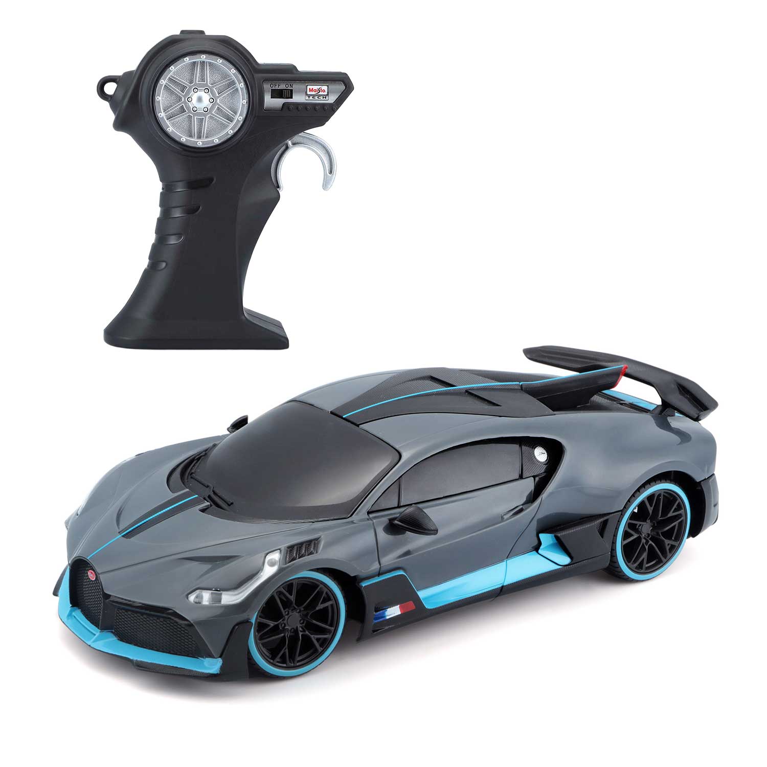 Ferngesteuertes Fahrzeug RC Bugatti Divo 2,4 GHz 1:24 grau