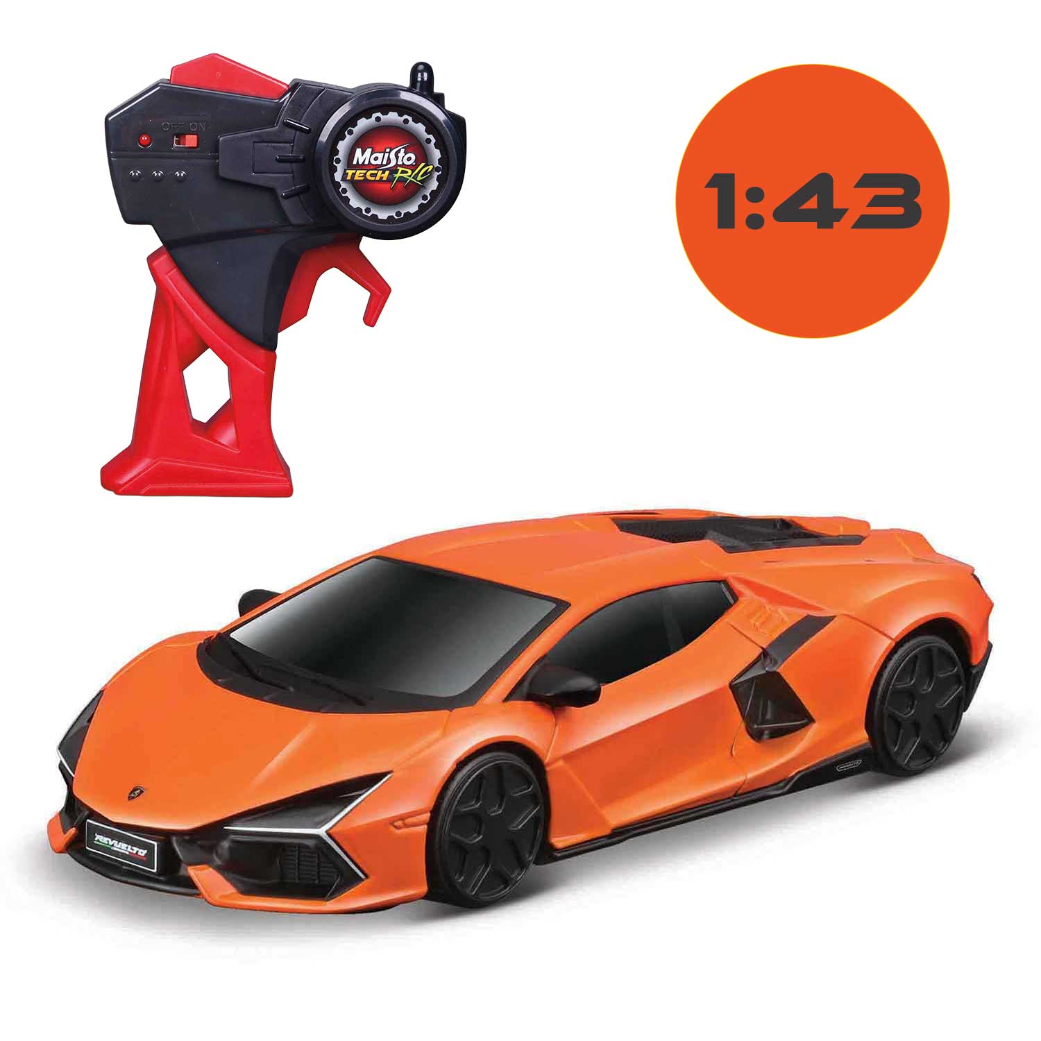 Ferngesteuertes Fahrzeug RC Lamborghini Revuelto 2,4 GHz RTR orange