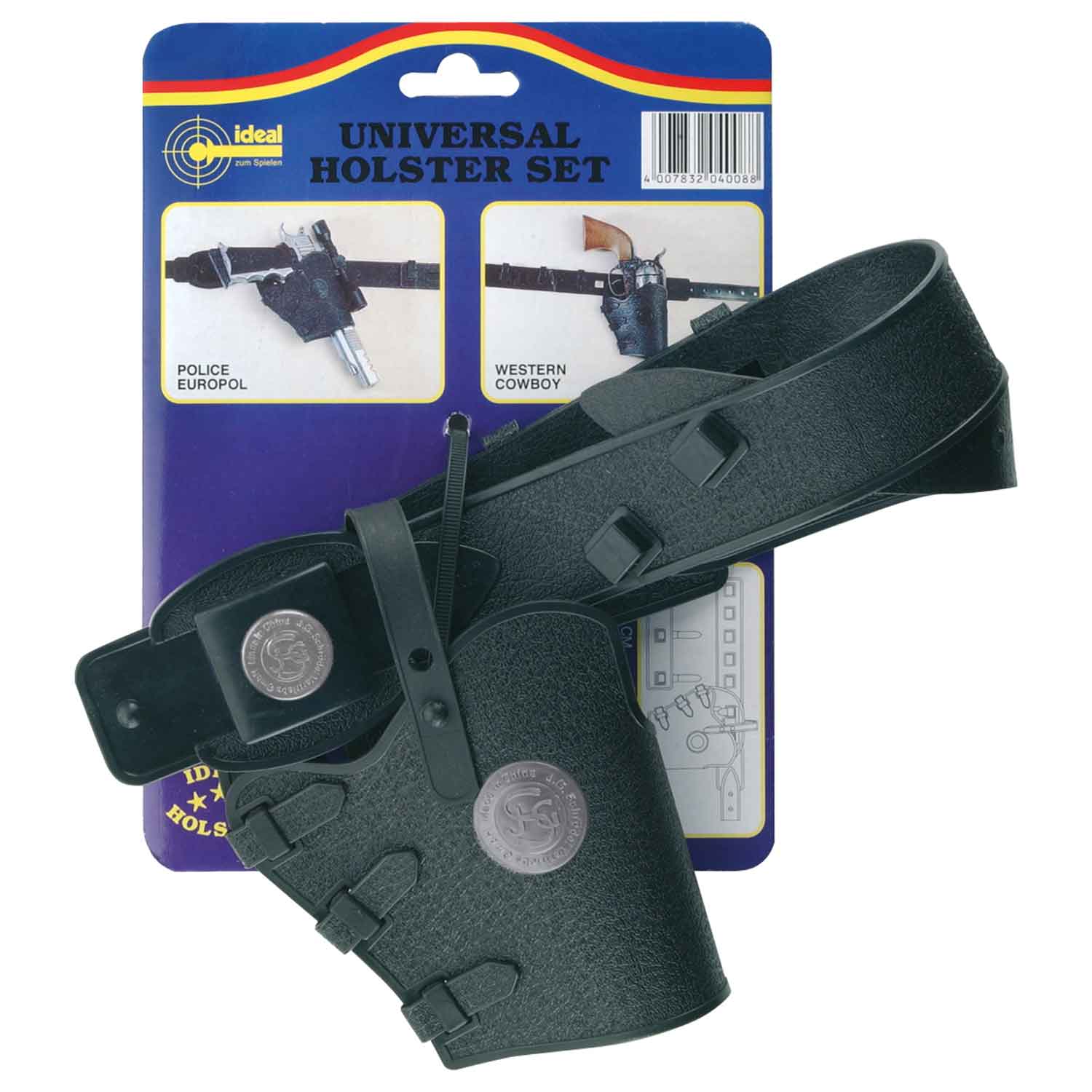 Universal Holster-Set 78cm, 1 Holster, Karte