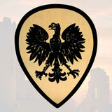 Schild "Adler" aus Holz, 36x46cm