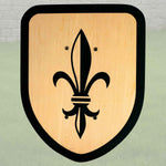 Schild "Lilie" aus Holz, 27x34cm