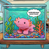 Bauer Plüschtier Axolotl pink 20cm