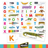 HEADU Lernspiel Fühl-ABC Montessori