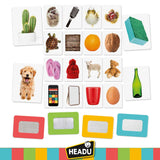 HEADU Lernspiel Tastkarten Montessori