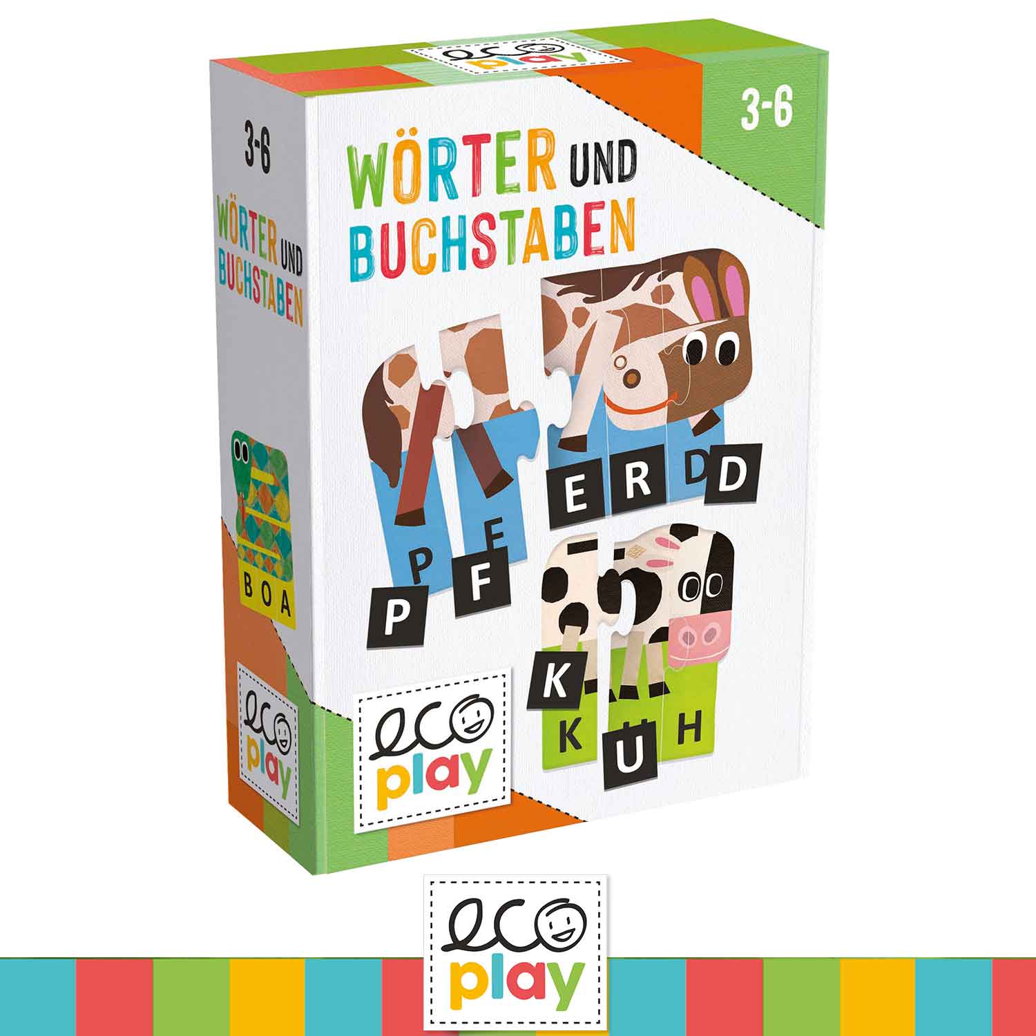 Lernspiel Wörter und Buchstaben