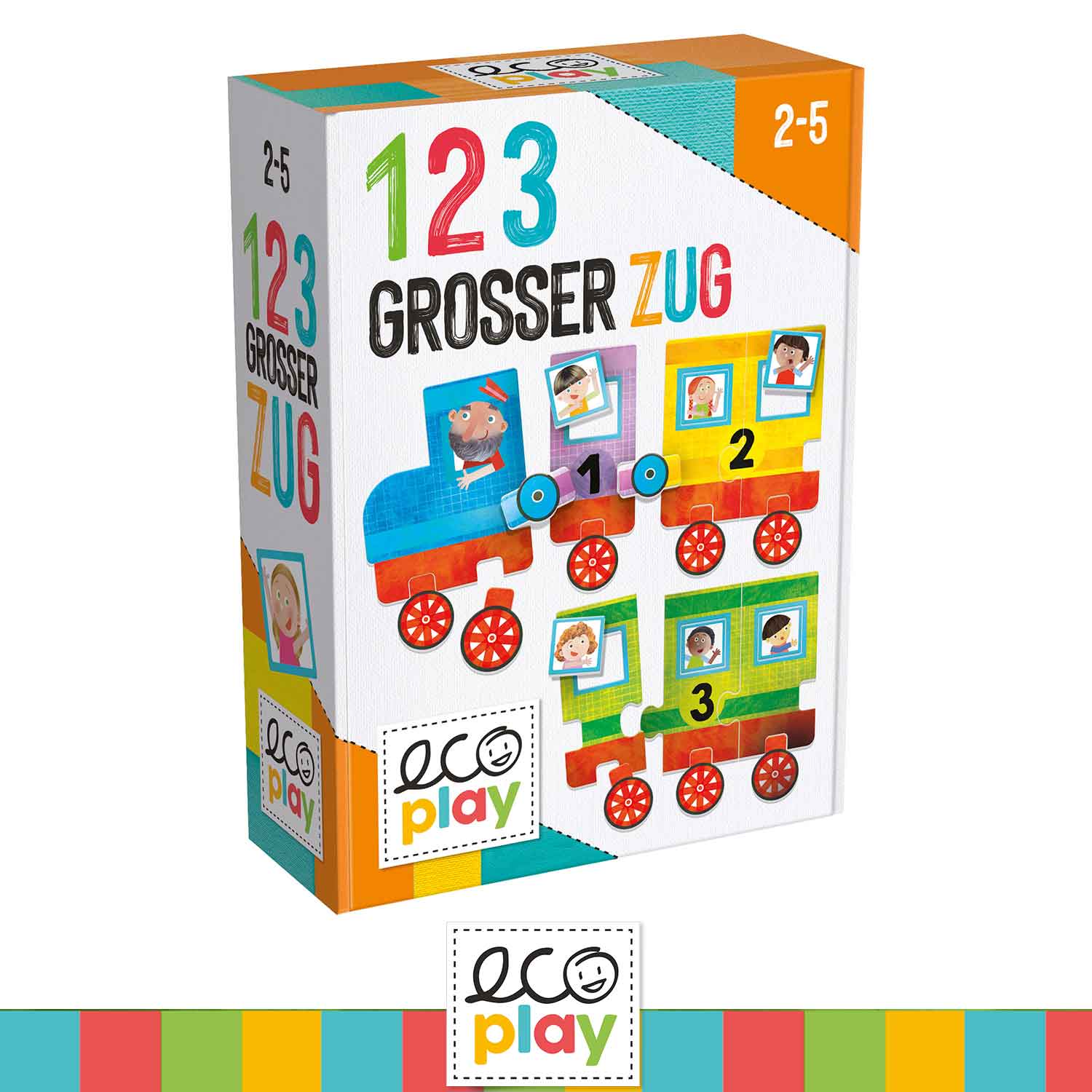 Lernspiel 123 Großer Zug