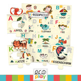 HEADU Lernspiel ABC Riesenpuzzle