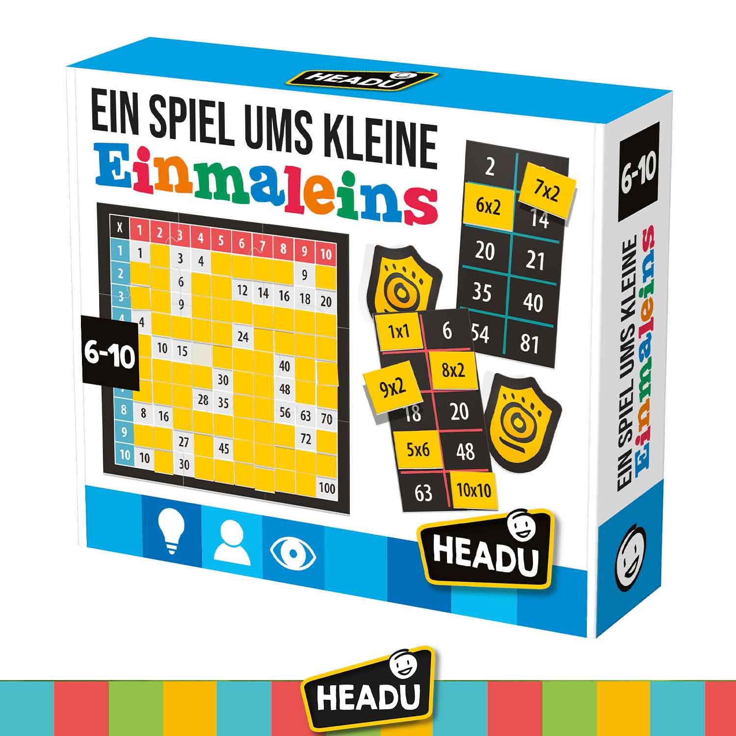 Lernspiel Ein Spiel ums kleine Einmaleins, Alter: 6-10 Jahre, blau