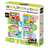 HEADU Lernspiel Suchen, Öffnen und Finden Montessori