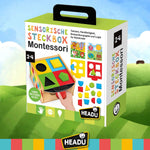 Lernspiel Sensorische Steckbox Montessori, Alter: 2-4 Jahren, grün