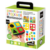 HEADU Lernspiel Sensorische Steckbox Montessori