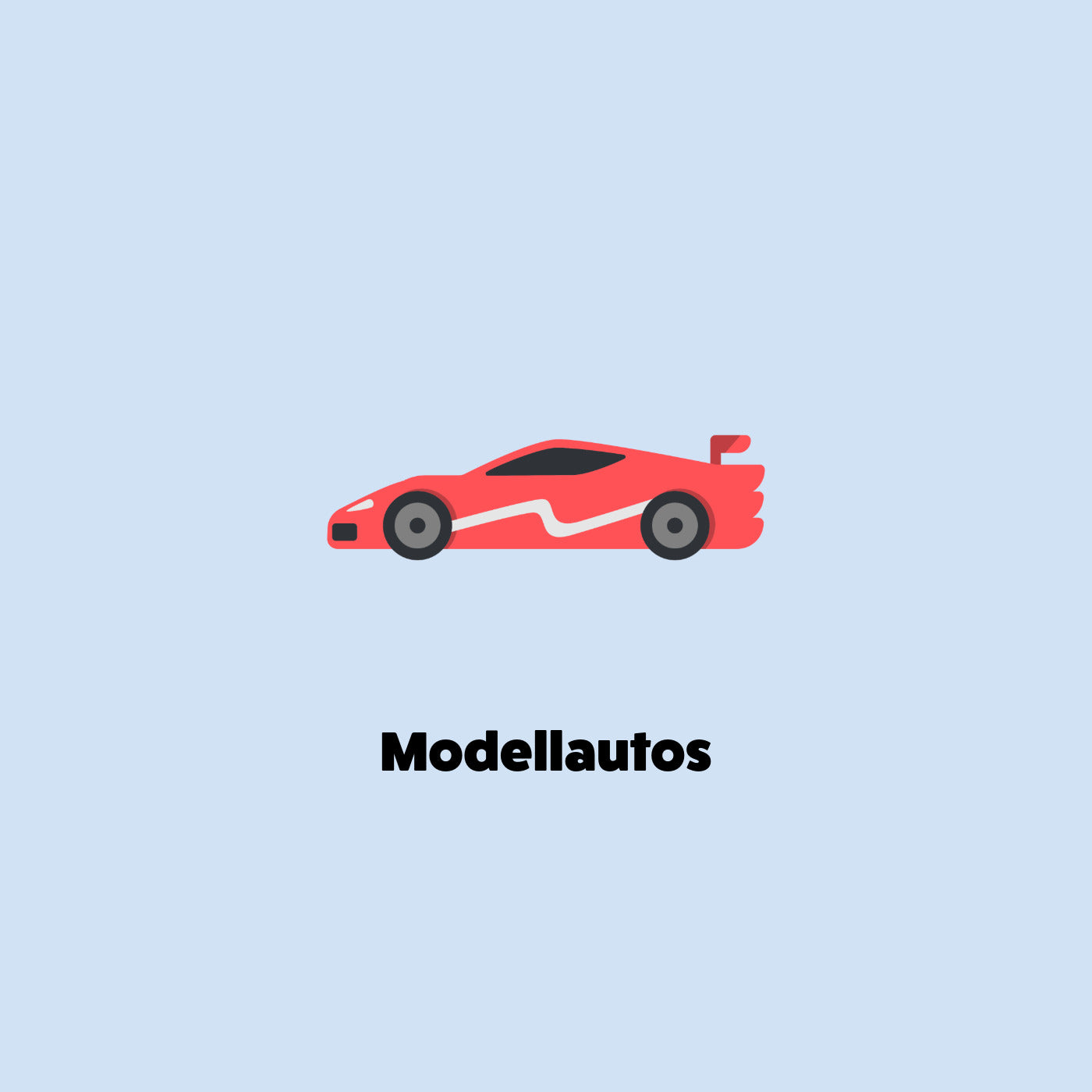Modellautos Rennauto rot