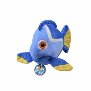 Fisch 20cm blau/gelb
