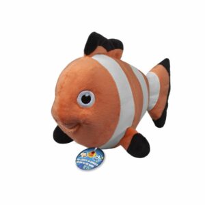 Clown-Fisch 20cm orange/weiß