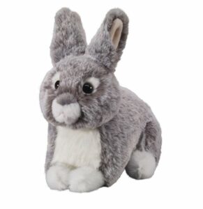 Hase grau 18cm, liegend