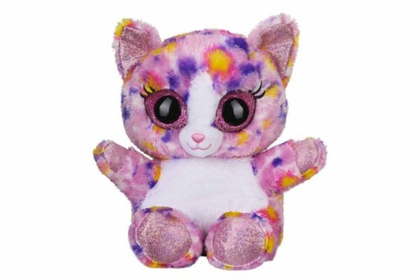 Lashy Katze pink/bunt 20cm