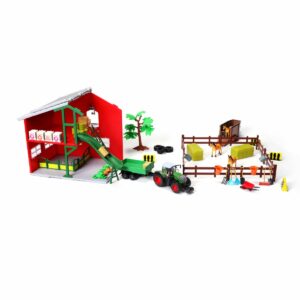 Farmland FENDT "Pferdestall", inkl. 1x Traktor, 69 Teile