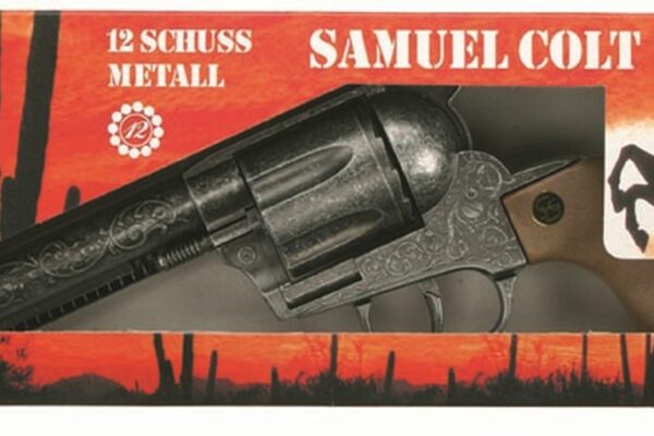 Samuel Colt antik 27cm, Box