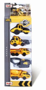 Volvo Baufahrzeuge 8cm, 5er-Set, WB mit Header