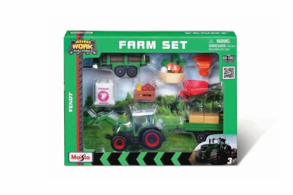 Mini Work Machines FENDT 8cm Play-Set, WB