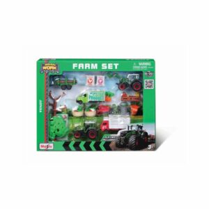 Mini Work Machines FENDT 8cm mit Spielmatte (30x23cm) + Zubehör