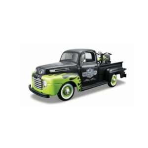 Ford F-1 Pickup (1948) + FL Panhead (1948) - 1:24 Modell