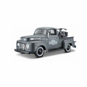 Ford F-1 Pickup (1948) + WLA Flathead (1942) - 1:24 Modell