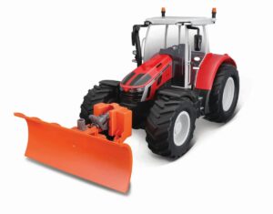 Traktor Massey Ferguson 5S.145 mit Schnee-Schieber (2,4 GHz) (Batterien nicht enthalten)