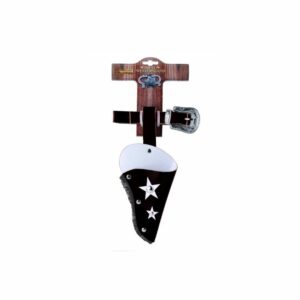 Gürtel "Wild Earp", 65-90cm, 1 Holster, Tester aus Pappe