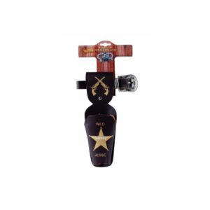 Gürtel "Wild Jesse", 60-90cm, 1 Holster, Tester aus Pappe