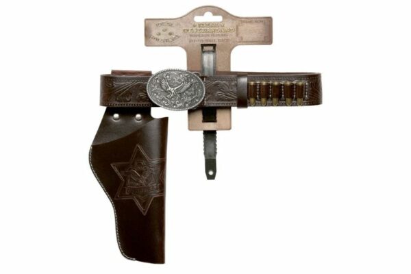 Lederimitatgürtel "Lady", 65-105cm, 1 Holster, Tester